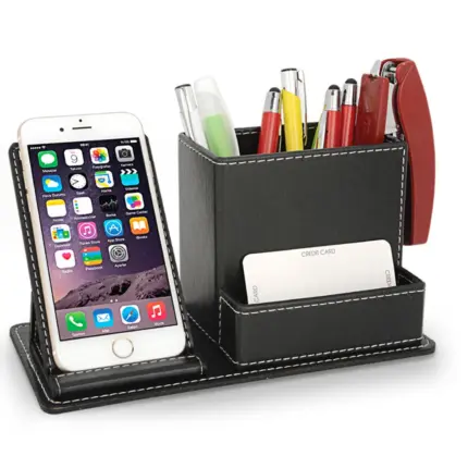 حاملة اقلام جلدية