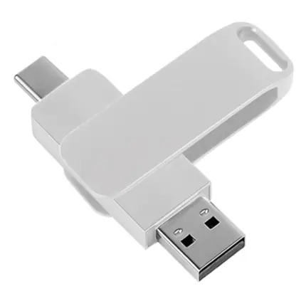 ذاكرة فلاش USB سيلجوقية فضية (64 جيجابايت 3.0)
